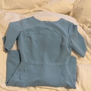 Topshop Blue Mini Dress